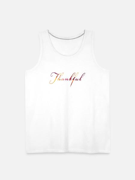Thankful - Men's Premium Tank - white