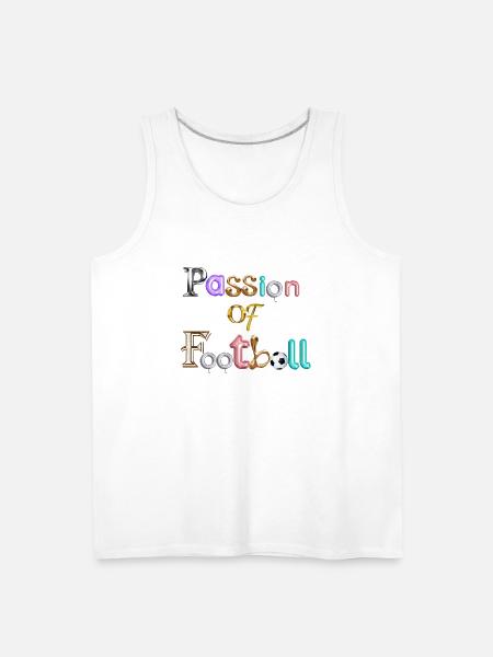 Passion of football - Men's Premium Tank - white