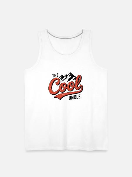The cool uncle - Men's Premium Tank - white