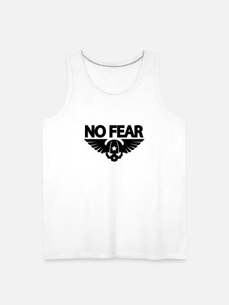 No fear - Men's Premium Tank - white