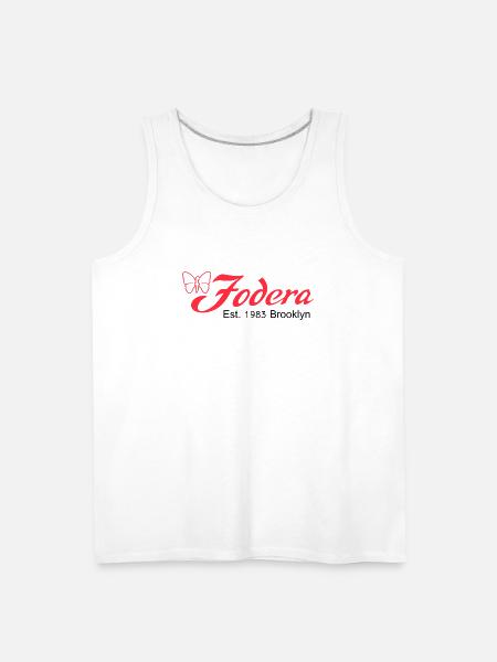 fodera_bass_guitar_logo_black - Men's Premium Tank - white