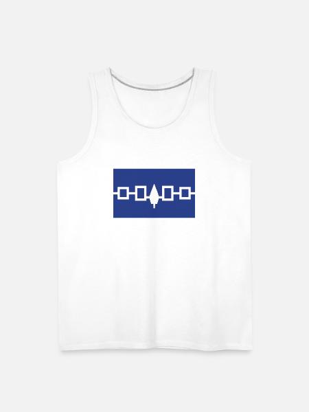 Iroquois Flag - Men's Premium Tank - white