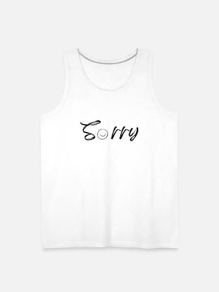 Sorry - Men's Premium Tank - white
