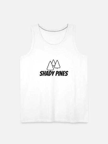 Shady Pines - Men's Premium Tank - white