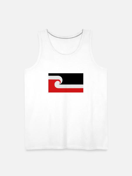Maori Flag - Men's Premium Tank - white
