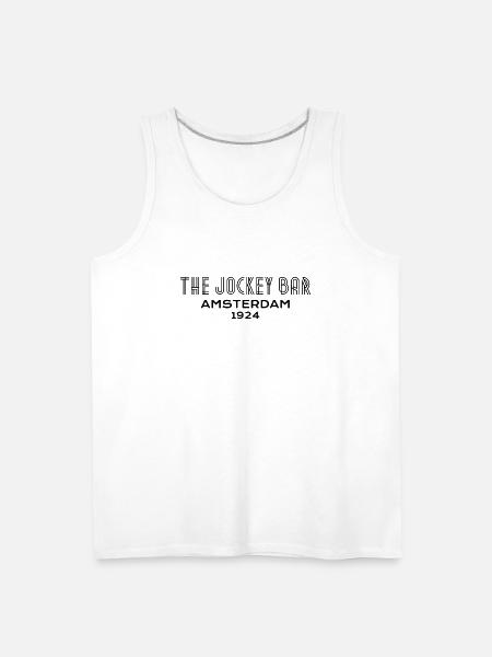 The Jockey Bar Amsterdam - Men's Premium Tank - white