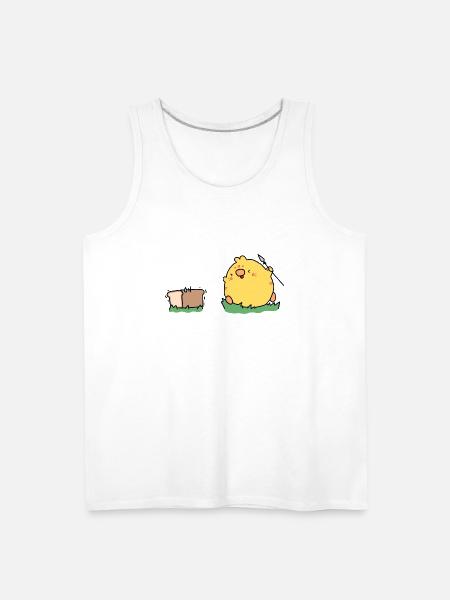 Bread Hunting - Men's Premium Tank - white