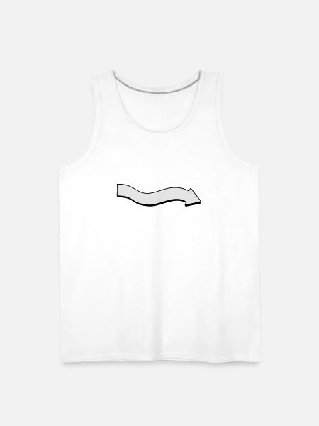 Flèche 1 - Men's Premium Tank - white