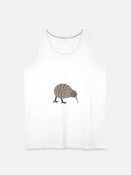 New Zealand Kiwi - Men's Premium Tank - white