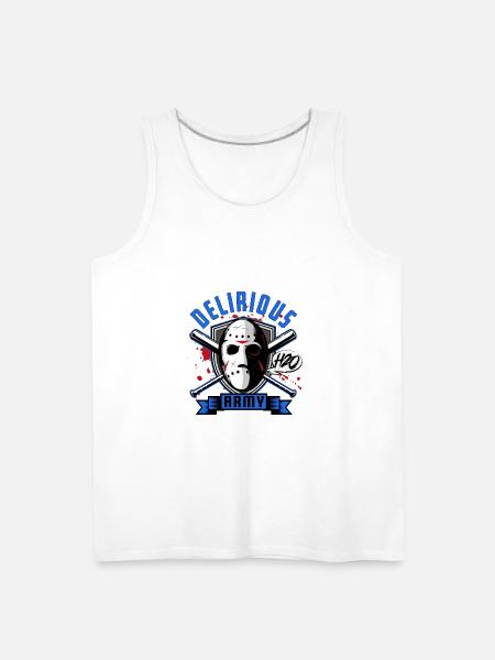 Women’s Delirious Army - Premium - Men's Premium Tank - white