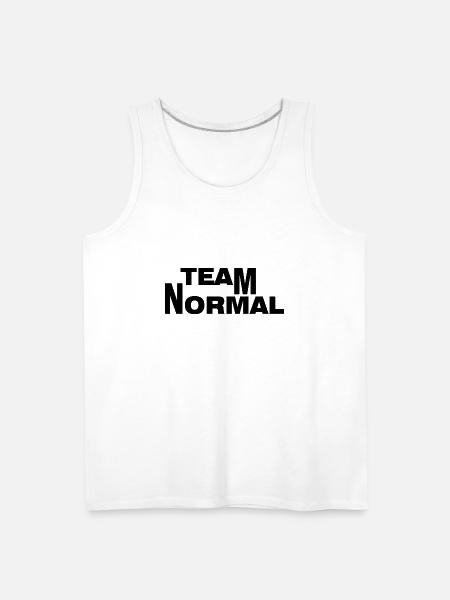 TEAM NORMAL - Men's Premium Tank - white