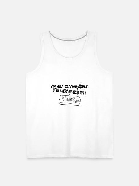 Leveling Up - Men's Premium Tank - white