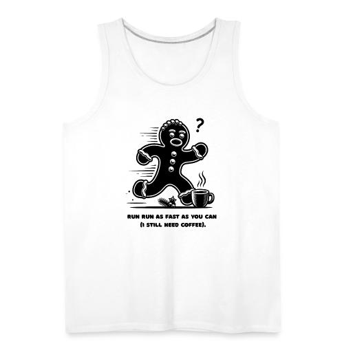 Gingerbread Man T-Shirt - Men's Premium Tank