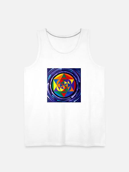 Vortex Seed - Men's Premium Tank - white