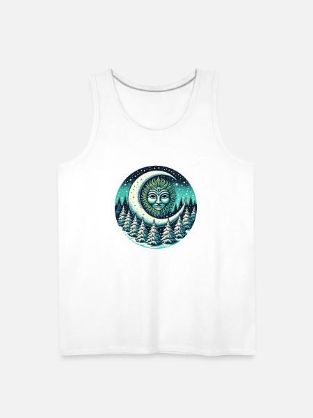 Winter Greenman - Men's Premium Tank - white