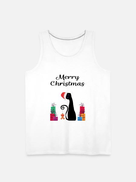 Merry Christmas ugly Christmas - Men's Premium Tank - white