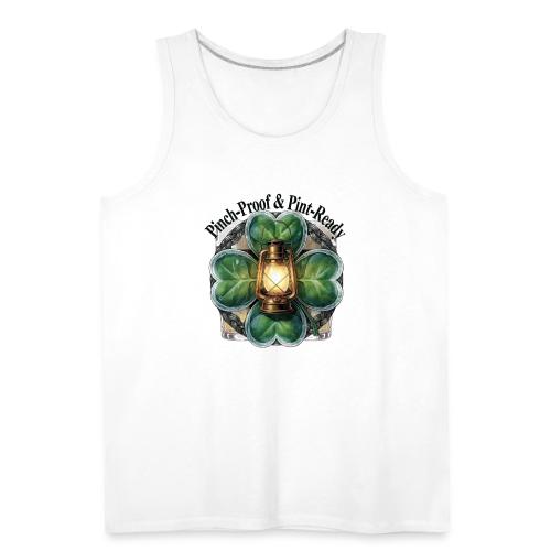 Pinch-Proof Lantern Clover T-Shirt - Men's Premium Tank
