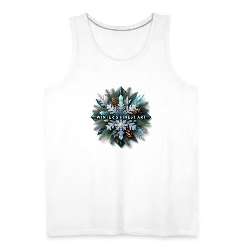 Intricate Frozen Evergreen T-Shirt - Men's Premium Tank