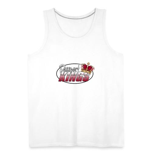 Passportkings white shirt design - Men's Premium Tank