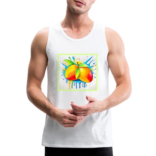 Mango Splash of Color - Men's Premium Tank