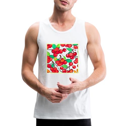 Cherry Pattern Design - Men's Premium Tank