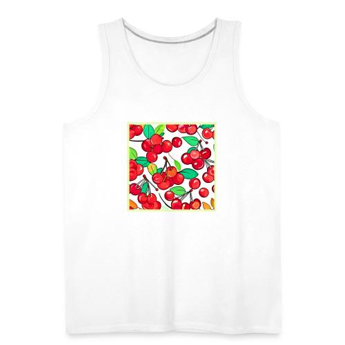 Cherry Pattern Design - Men's Premium Tank