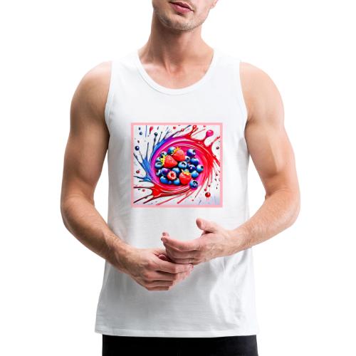 Berry Splash: Color Burst - Men's Premium Tank