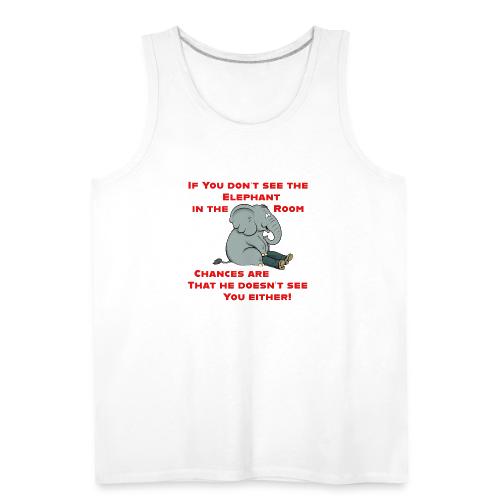 Elephant in the Room Meme - Men's Premium Tank