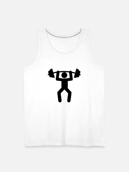 weightlifting - Men's Premium Tank - white