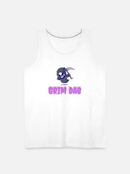 Grim Dab - Men's Premium Tank - white
