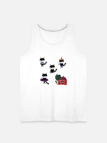 Funny Cats - Men's Premium Tank - white