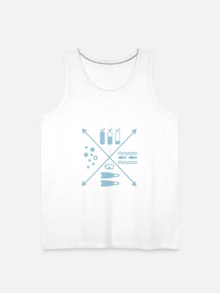 Scuba Diving - Men's Premium Tank - white