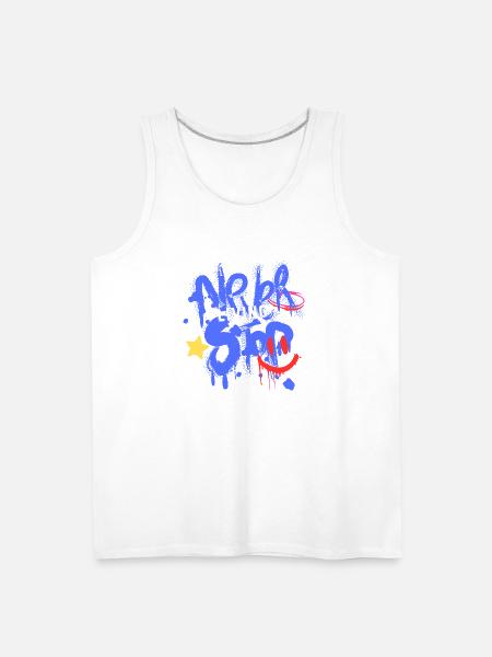 Living - Men's Premium Tank - white