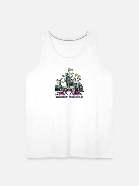 money hunter - Men's Premium Tank - white