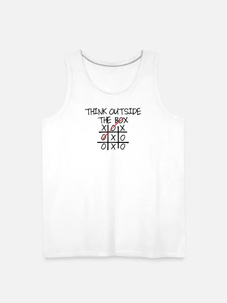 Crimson Diagonal Brushstroke - Men's Premium Tank - white