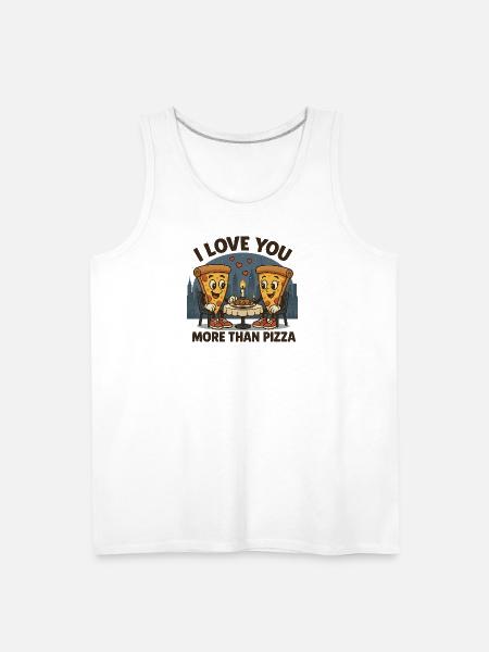 SLICE OF LOVE NYC - Men's Premium Tank - white