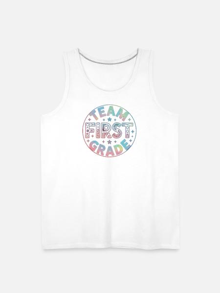 Team First Grade Back To School - Men's Premium Tank - white