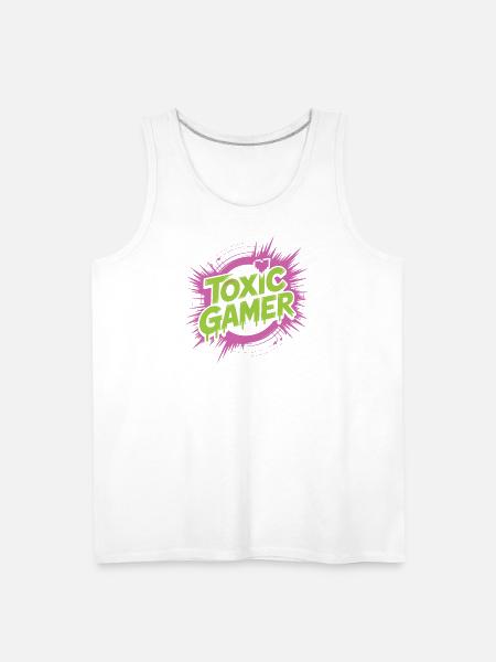 Toxic Gamer - Men's Premium Tank - white