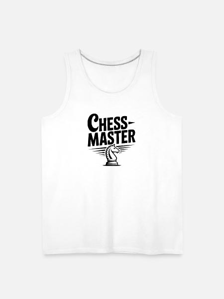 Chess Master Knight - Men's Premium Tank - white