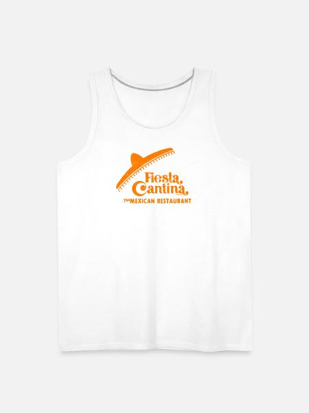 Fiesta Cantina Retro Tee - Men's Premium Tank - white
