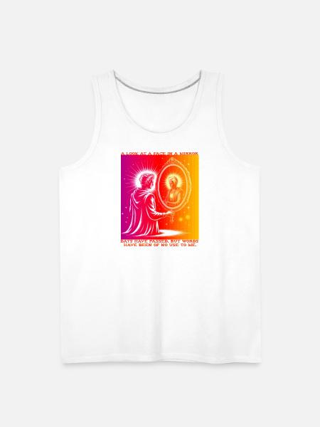 Radiant Self Mirror - Men's Premium Tank - white