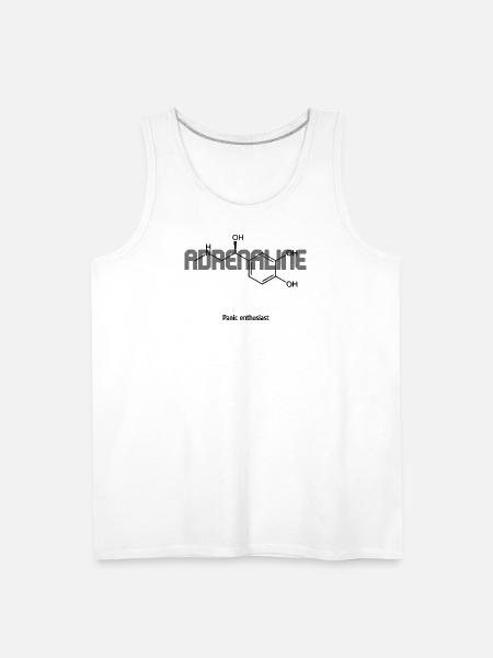 Adrenaline Chemistry Pulse - Men's Premium Tank - white