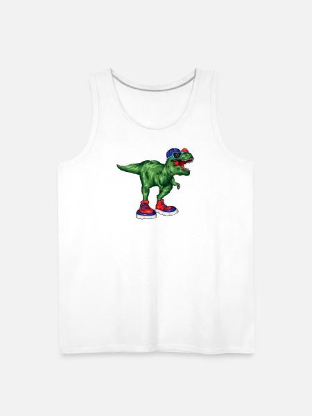 Dino Sneaker Rex - Men's Premium Tank - white