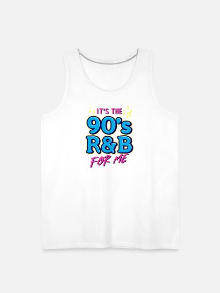 90s R&B Nostalgia RetroTee - Men's Premium Tank - white