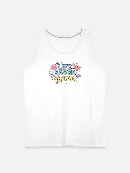 Life Saver Squad - Men's Premium Tank - white