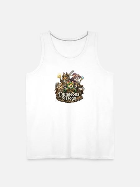Dungeons & Dogs - Men's Premium Tank - white