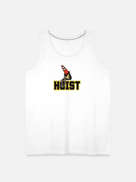 Hoist Cone Lounge Art - Men's Premium Tank - white