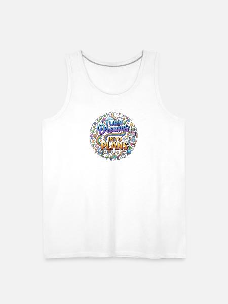 Turn Dreams Into Plans - Men's Premium Tank - white