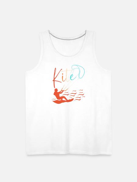 Kitesurfing Kite Water Sports - Men's Premium Tank - white
