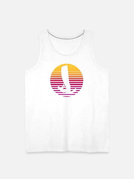 Windsurfing Water Sports Windsurfer - Men's Premium Tank - white